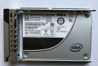 04T7DD 4T7DD DELL INTEL S4500 960GB SATA 6G 2.5'' SSD SSDSC2KB960G7R R640 R740 