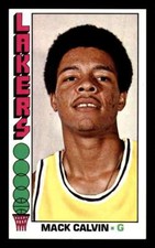 1976-77 Topps Mack Calvin #62 Los Angeles Lakers