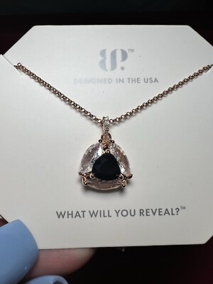 BP It s A Keeper Necklace Rose Gold Plating.