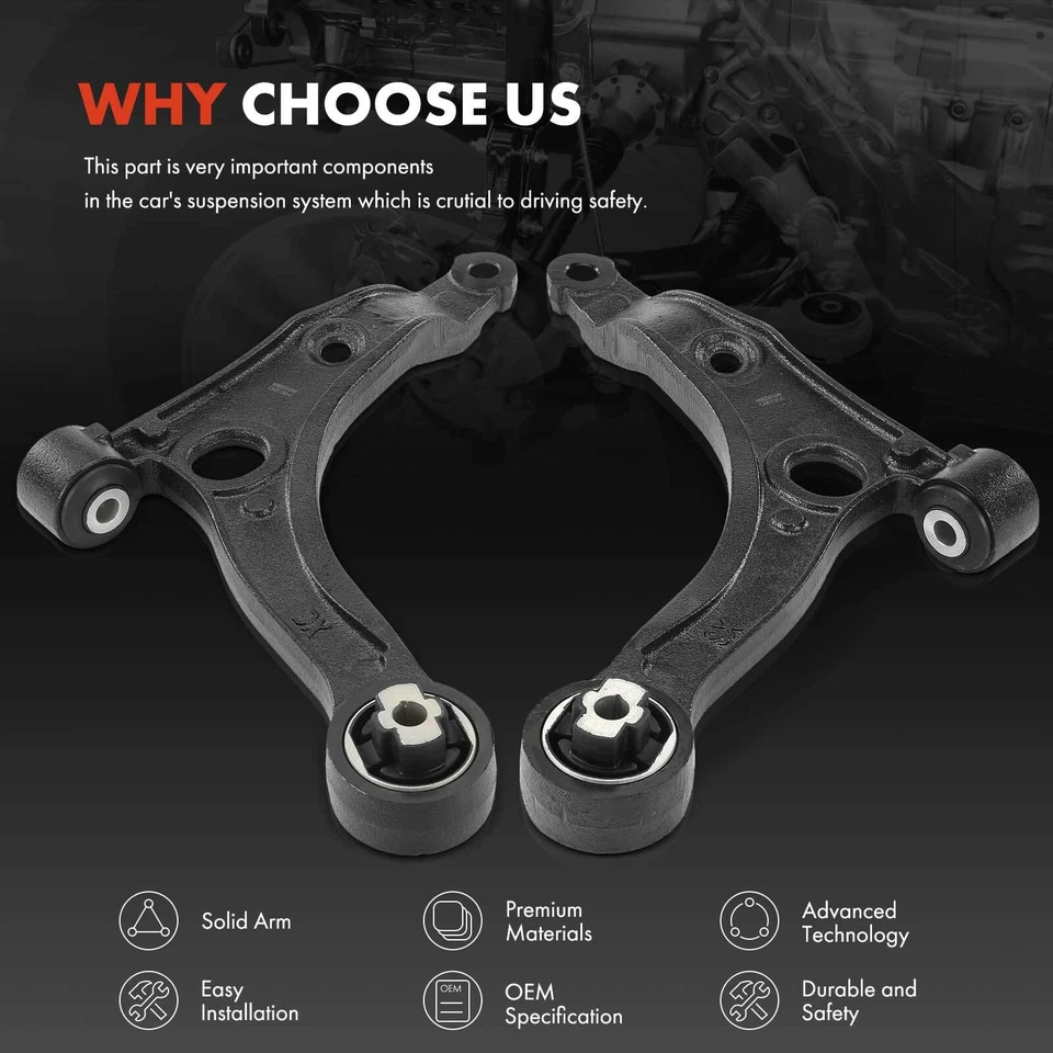 Front Left & Right Lower Control Arm for Ram ProMaster 1500/2500/3500 2014-2023 - Image 4 of 4