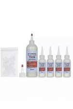Starbond 16oz EM-02 Super Fast Thin CA Cyanoacrylate Glue W/Tips, Caps/Bottles