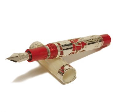 Montegrappa '' Excellentia Lech Walesa '' Argent Sterling Fontaine Stylo Msrp