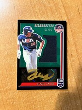 2022 Panini Stars & Stripes - Jayden Hylton - Silhouettes Black Gold Auto 57/75