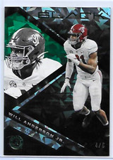 2024 PANINI CHRONICLES BLACK DRAFT PICKS WILL ANDERSON JR RC GREEN ICE PRIZM 4/6