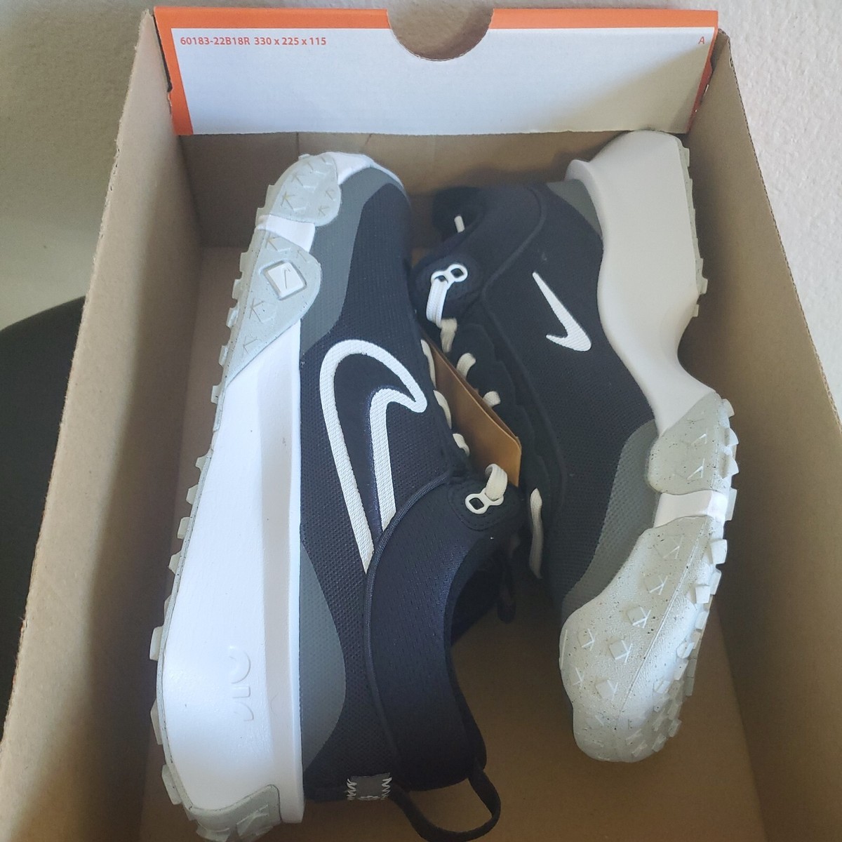 Nike Air Diamond Varsity Turf Black/White-Iron Grey DZ0502 Nike Air Diamond Varsity Turf Black/White-Iron Grey DZ0502