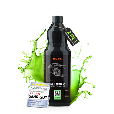 ADBL Wash and Clay 1 Liter 3-in-1 Shampoo Gleitmittel Lube Reinigung pH-neutral