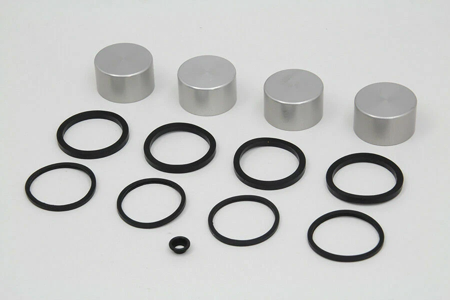 Kit de pistón de pinza delantera con sellos para Harley Davidson de V-Twin Foto 2 de 2