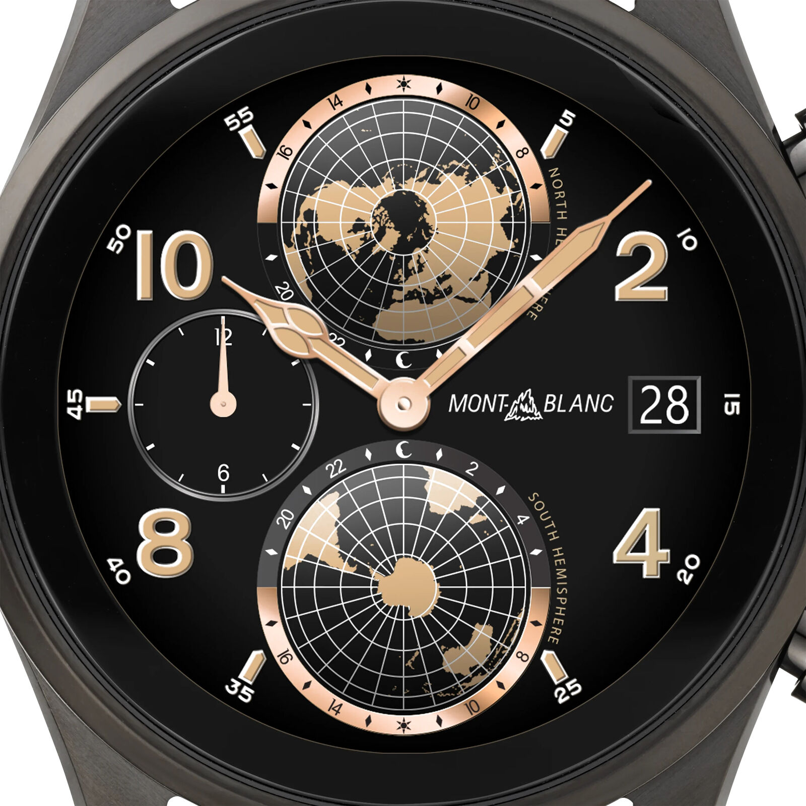 Smart watch Montblanc Summit 3 129267 fitness in black iOS 