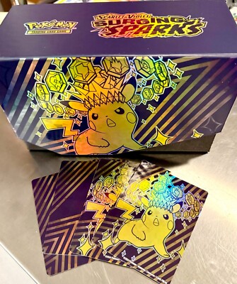EMPTY Pokemon Surging Sparks Elite Trainer Box & Dividers