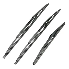 Land Rover Discovery II D2 Front Windshield and Rear Window Wiper Blades Set