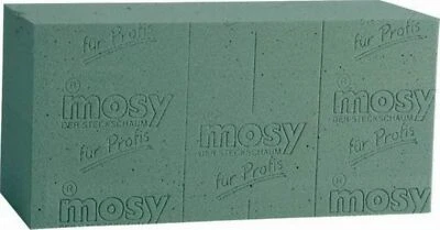 Blumen-Steckschaum - Ziegel, Nass, Steckmasse, Steckmoos, 10 Stck, Steckziegel