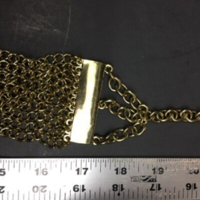 Chicos Mesh Chain Belt 36 display picture 1