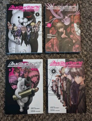 Danganronpa Anime The Animation Books Vol. 1 2 3 & 4 (1-4)