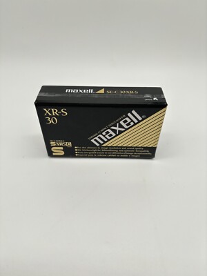 Maxell SE-C30XR-S Videokassette 30min Sealed & Neu