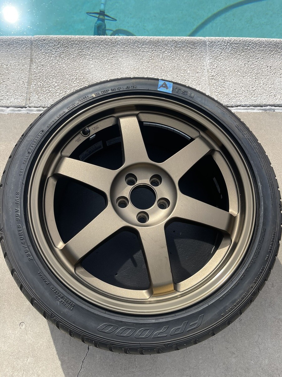 タイヤ・ホイール fudaotaye1 RAYS VOLK RACING TE37 Rays TE37 1 Rim Volk Racing Wheel 18x7.5+30 5x100 Impreza