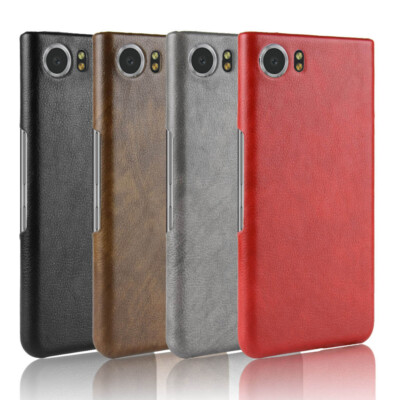 For Blackberry Keyone Key1 Retro Leather Fabric Coated hard case back cover