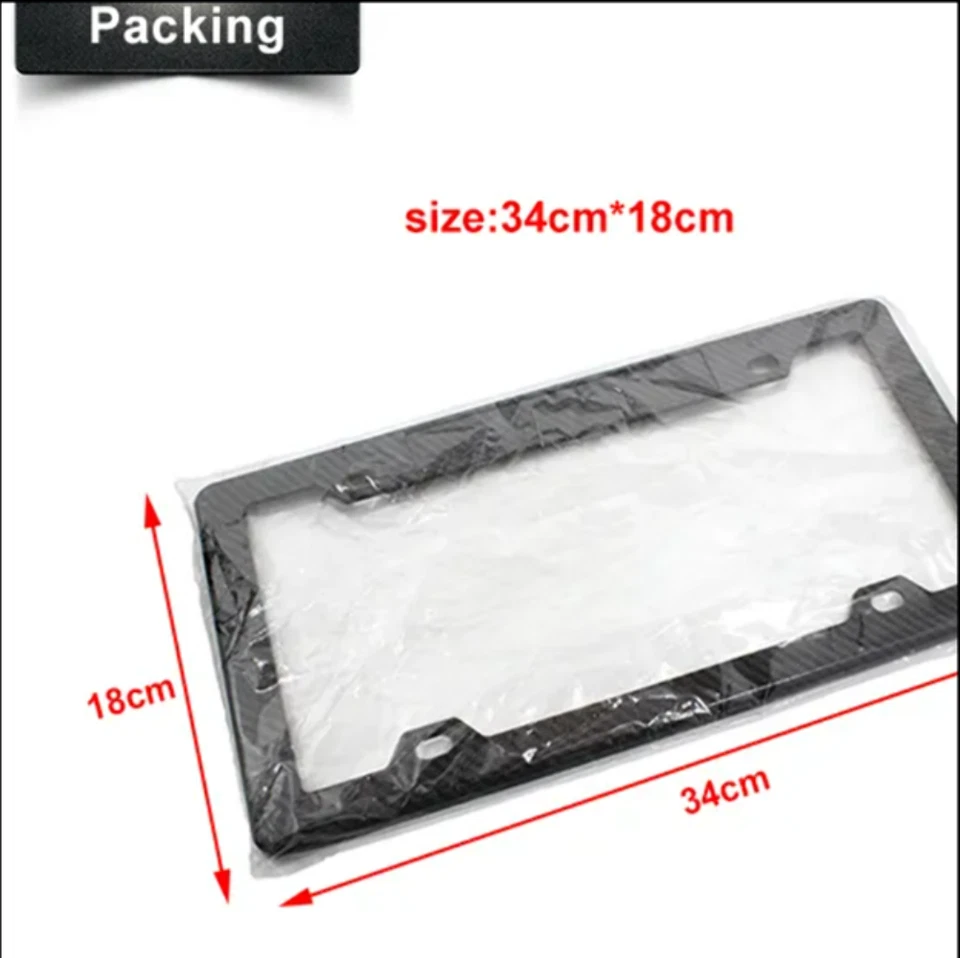 Рама номерного знака с логотипом кольца Audi из черного алюминия Bayern MotorWerks (2 шт.) - Изображение 2 из 2