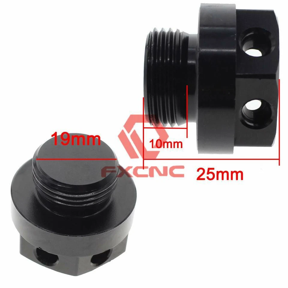 Tapa de aceite de llenado CNC para GSXR600 750 1000 SV1000/S TL1000S/R GSX1300R (Hayabusa) Foto 4 de 4