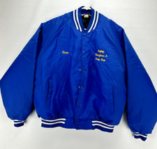 WearGuard RN#64288 Bomber Jacket Safety Fiberglass & Body Shop Blue Quilted XXL