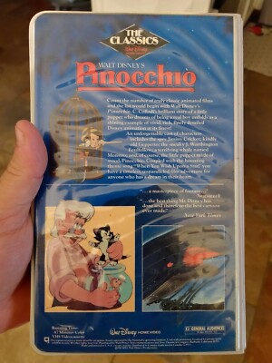 pinocchio vhs 239 V 1986 | eBay