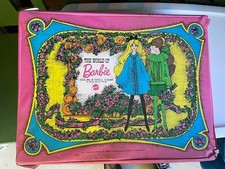 Vintage 1968 The World of Barbie Double Doll Case Mattel blue