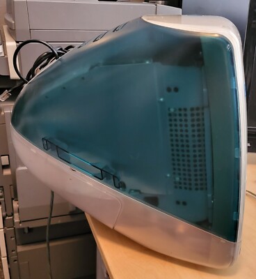 Apple iMac G3 Teal Computer, 1998 Vintage First Generation with