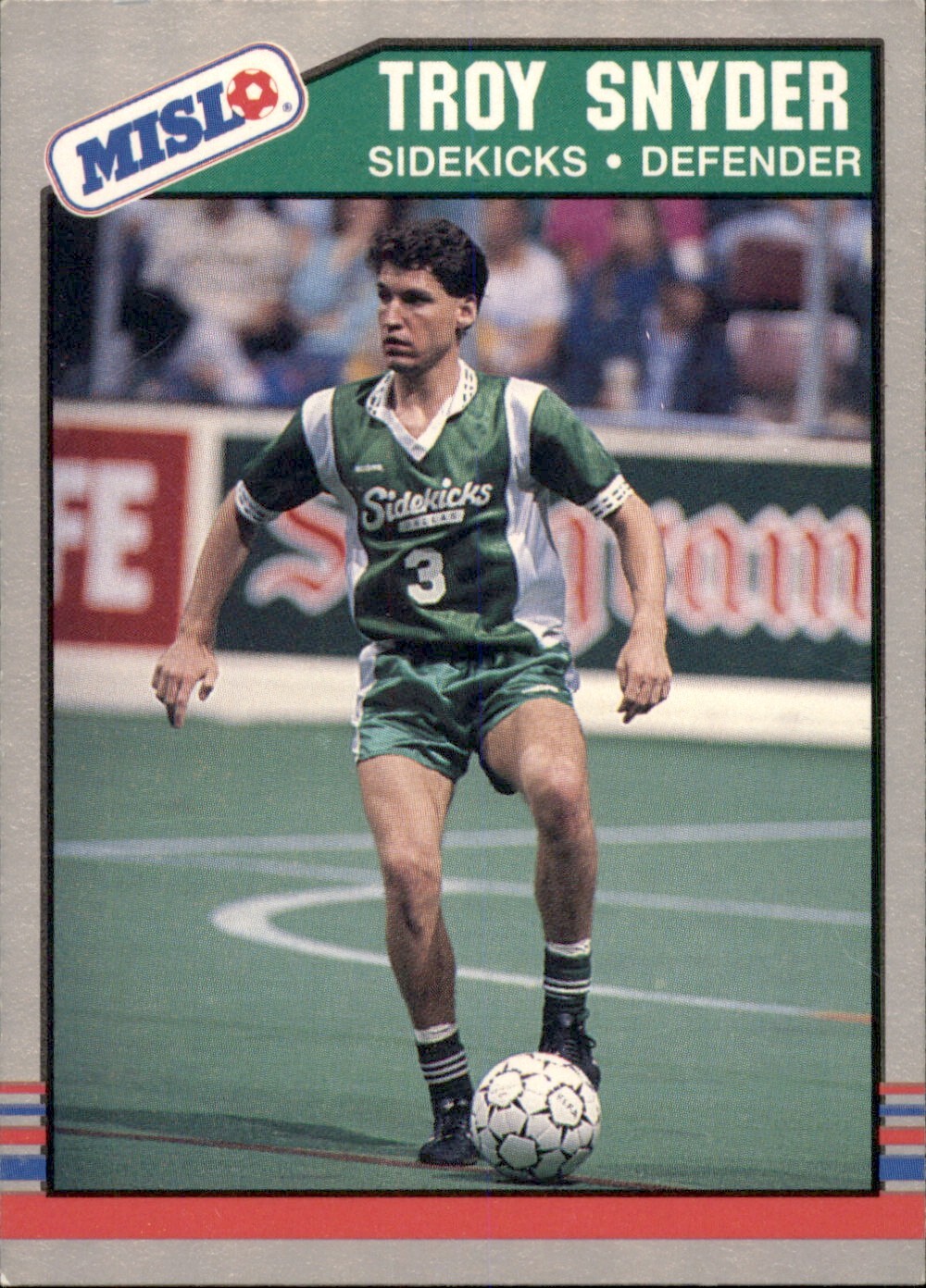 1989-90 Pacific #24 Troy Snyder  - Dallas Sidekicks MISL Indoor Soccer Card