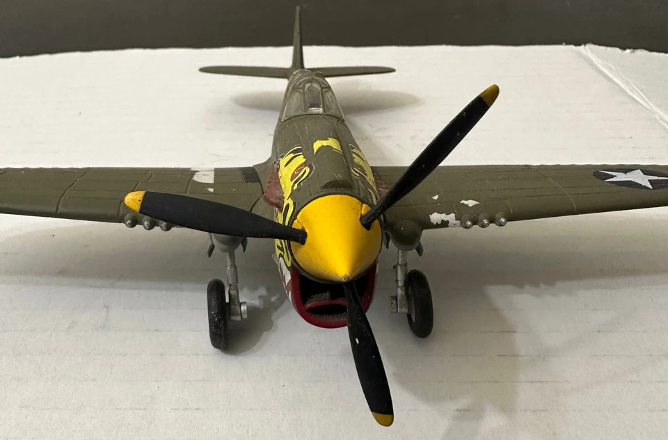 Vintage Rare P-40 FMPM Die-Cast 92 Fighter Model Plane   - Image 2 of 4