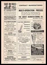 1955 Allan Crane & Hoist Corp. Brooklyn New York Zip-Lifts & Hevi-Lifts Print Ad