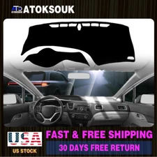 Custom Car Dashboard Cover Protect Anti-Glare Dash Mat for Honda Civic 2012-2015