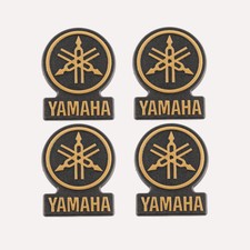 4PCS YAMAHA plastic logo badge replacement piece 68mm X 53mm