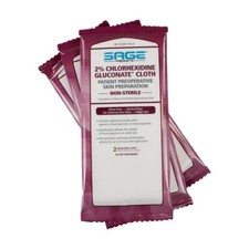 Broad Spectrum Antimicrobial Cloth Rinse  Alcohol Free Disposable 7.5"x7.5"