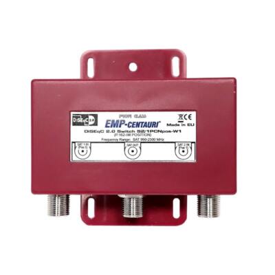 EMP DiseqC Schalter 2/1 ProfiLine mit WSG 4K 8K tauglich