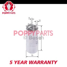 Fits Audi A6 Allroad 2.7 TDi 3.0 + Other Models Fuel Filter Poppy