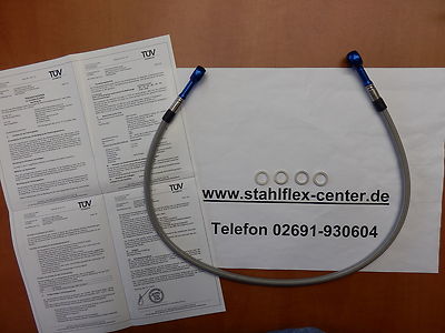 ABM STAHLFLEX 64cm Einzelleitung NEU mit TÜV  brake line hose H43