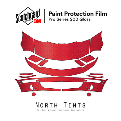 Ford Mustang GT500 2008-2009 3M PRO PreCut Paint Protection Film Clear Bra PPF