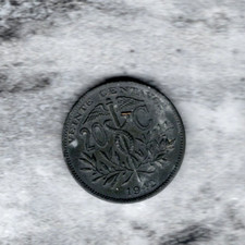 BOLIVIA - FANTASTIC HISTORICAL ZINC 20 CENTAVOS, 1942 (p),  KM# 183, + GIFT