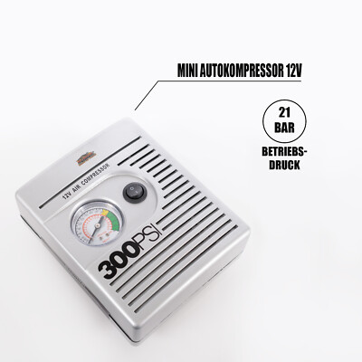 Mauk Kompressor Mini 21 bar 300 PSI 12 V Druckluft Elektrische Luftpumpe Pumpe