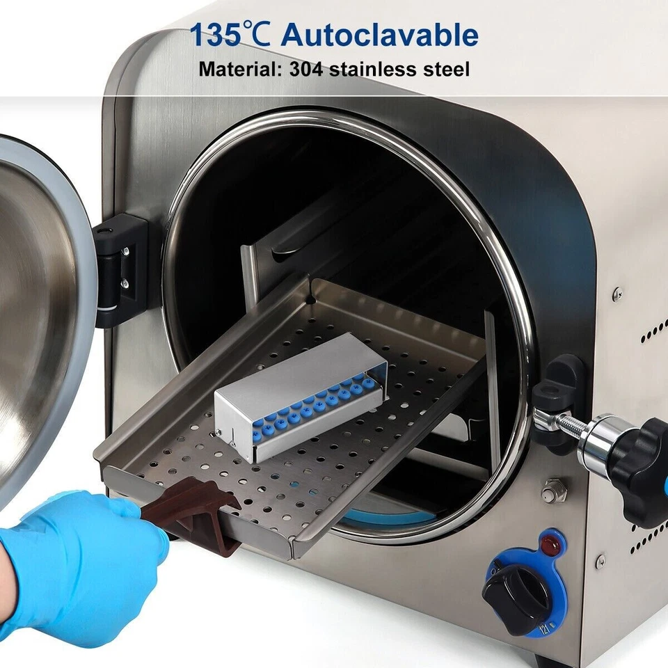 Стоматологический бор держатель блок дезинфекционная коробка нержавеющая сталь 4/6/8/10/15/24/30 отверстие - Изображение 3 из 4