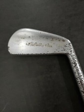 VINTAGE HICKORY 2 Iron "FAUX" Wood on a Metal Shaft Spalding, Original Grip 19