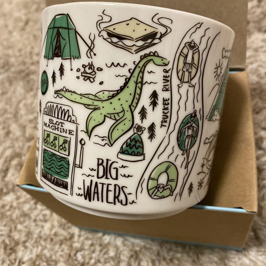 Lake Tahoe Starbucks coffee Cup Mug 14oz Been There Series Ceramic