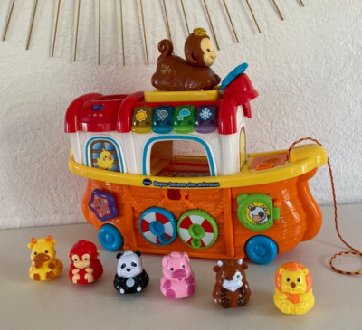 724  Vtech Tut Tut Animo The Super Boat Of Animals Complete Light & Sounds