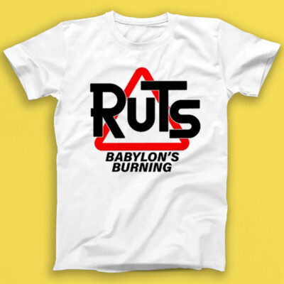 The Ruts Babylon's Burning Punk Rock Music Gift Tee Tshirt 2084