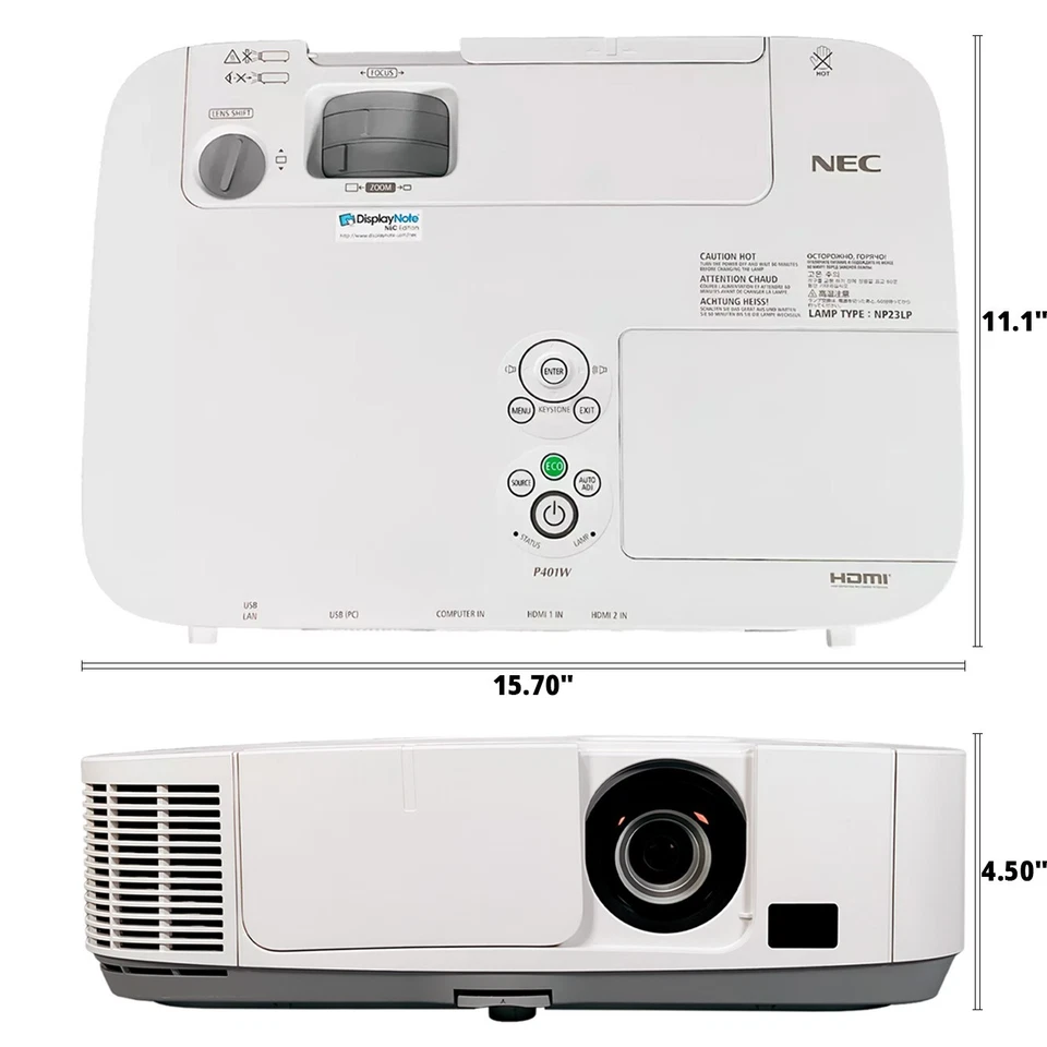 Premium 4K-Supported Home Theater Projector | 4000 ANSI Lumens | Dual HDMI Ports - Image 3 of 4