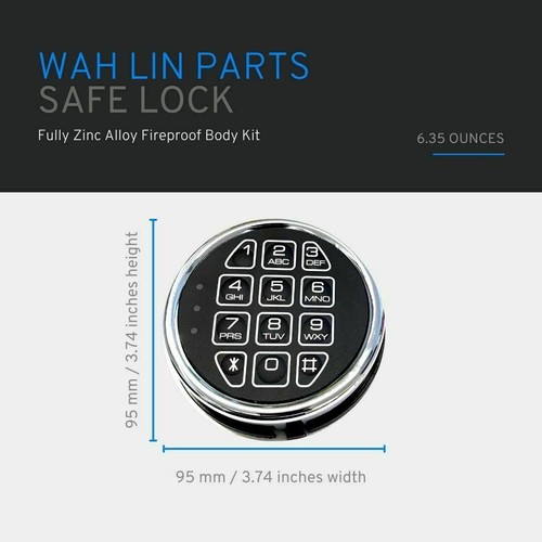 Gun Safe Locks Replacement with Solenoid Safe Lock Mechanism Digital
