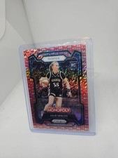 2024 Panini Prizm Monopoly WNBA Julie Vanloo #34 Millionaire Red Shimmer /100