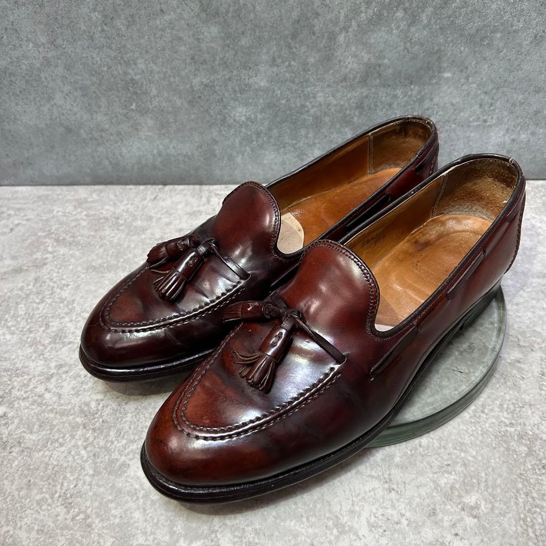 Rare Brooks Brothers x Alden cordovan tassel loafers, size 9.5C #0929 image 2