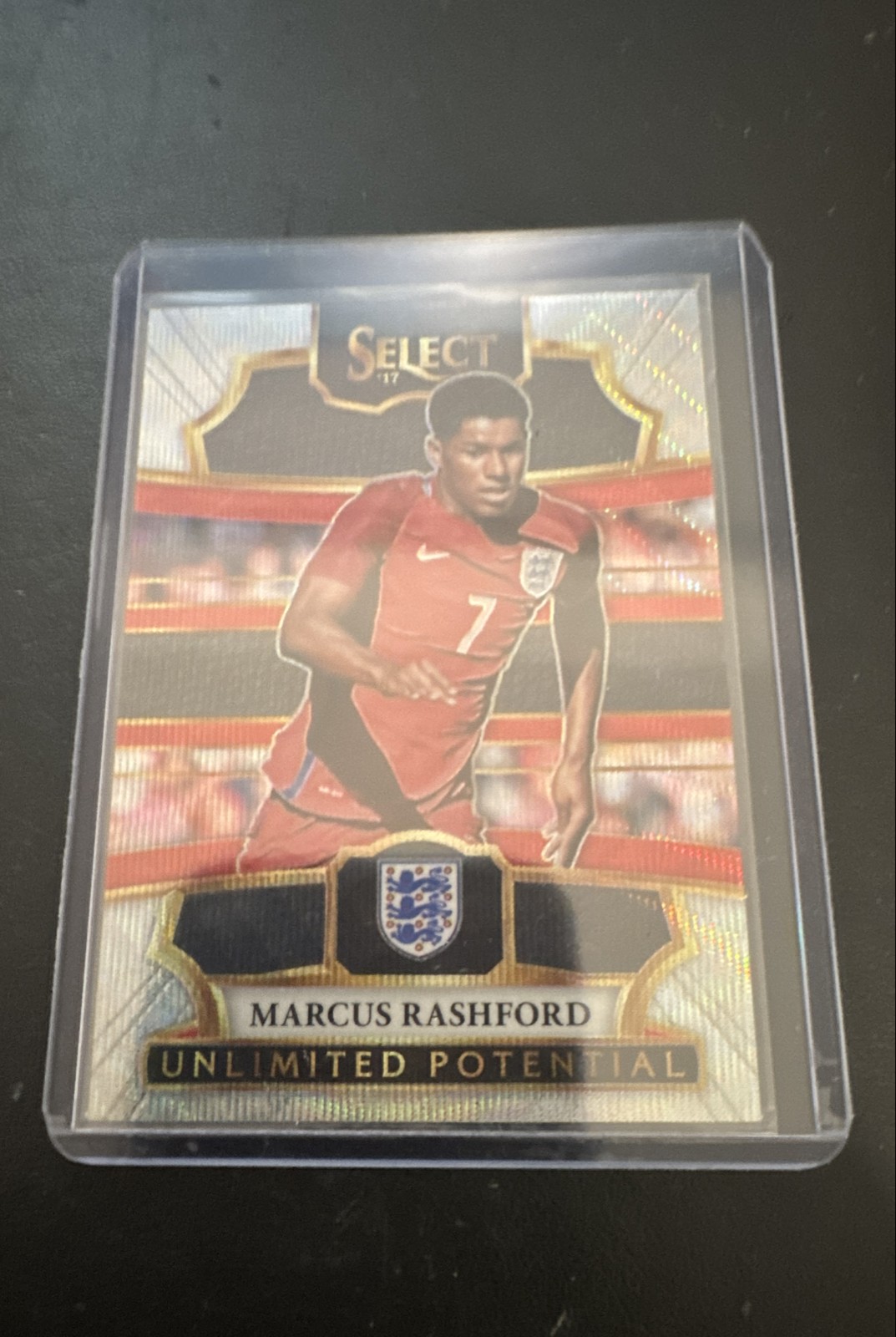 2017-18 Panini Select - Unlimited Potential Marcus Rashford #UP-3