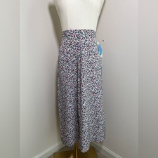 NWT VINTAGE 80s deadstock CARRIAGE COURT midi SKIRT 8