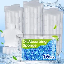 Pool Oil Absorbing Sponge - 16PCS Sponges That Soak Up Hot Tub... 
